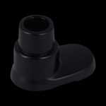 A close-up of the Vapium LITE Glass Adapter, displaying its dark, rounded form against a plain white background.