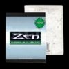 Pack of Zen rolling papers with a package of filters.