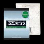 Pack of Zen rolling papers with a package of filters.