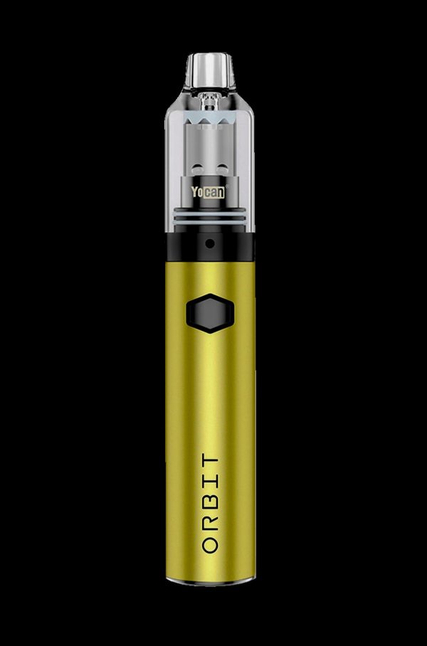 Gold Yocan Orbit portable dab pen vaporiser.