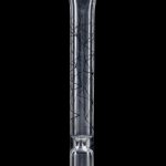 Glass pipe with cracked pattern and star detail.