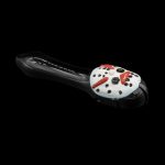 Glass cannabis pipe with a ladybug-shaped bowl.