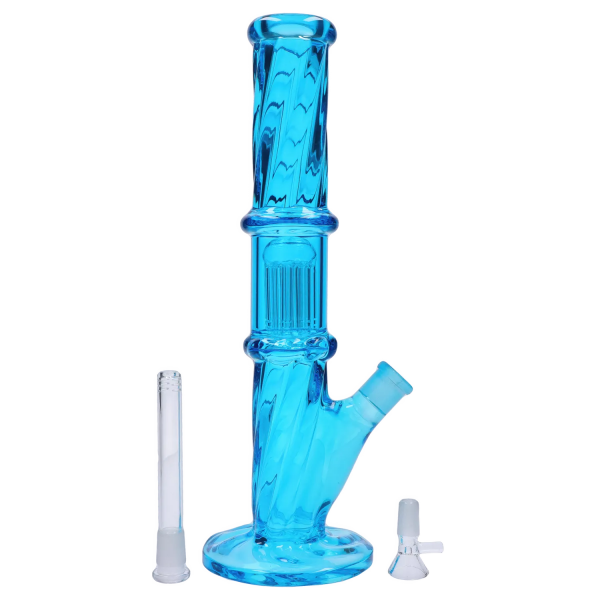 Smoke Cartel Twisted Straight Tube with Tree Perc