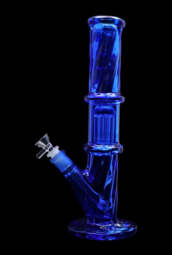 Smoke Cartel Twisted Straight Tube with Tree Perc