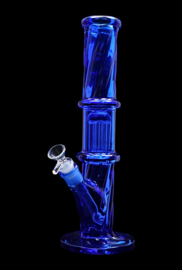 Smoke Cartel Twisted Straight Tube with Tree Perc