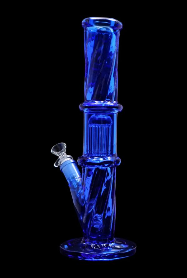 Smoke Cartel Twisted Straight Tube with Tree Perc