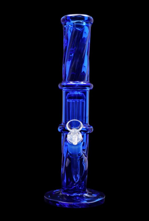 Smoke Cartel Twisted Straight Tube with Tree Perc