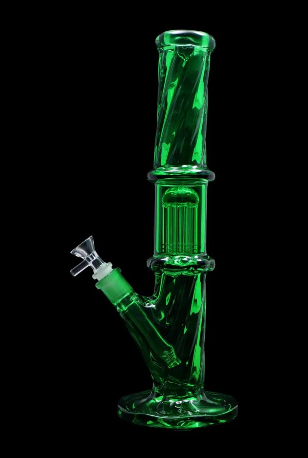 Smoke Cartel Twisted Straight Tube with Tree Perc