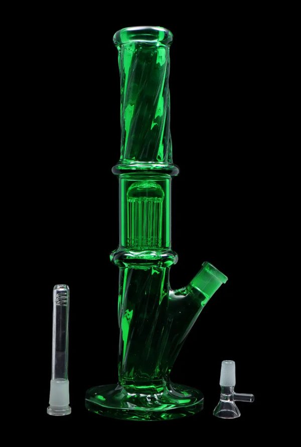 Smoke Cartel Twisted Straight Tube with Tree Perc