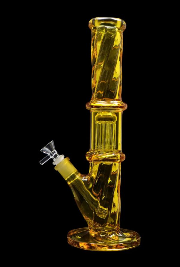 Smoke Cartel Twisted Straight Tube with Tree Perc