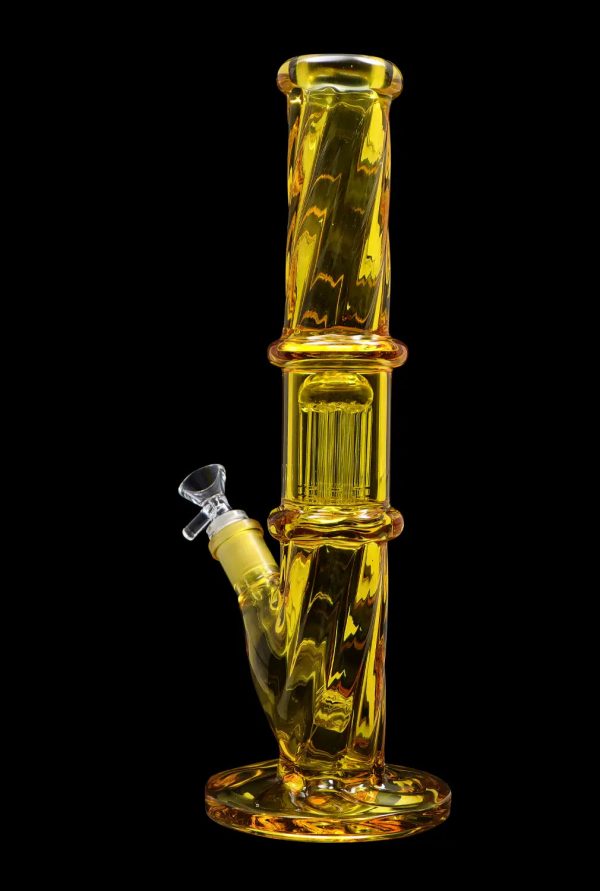 Smoke Cartel Twisted Straight Tube with Tree Perc