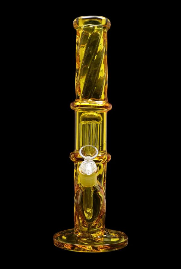 Smoke Cartel Twisted Straight Tube with Tree Perc