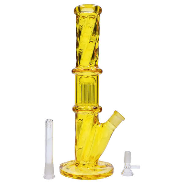 Smoke Cartel Twisted Straight Tube with Tree Perc