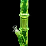 Smoke Cartel Twisted Straight Tube with Tree Perc