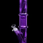 Smoke Cartel Twisted Straight Tube with Tree Perc