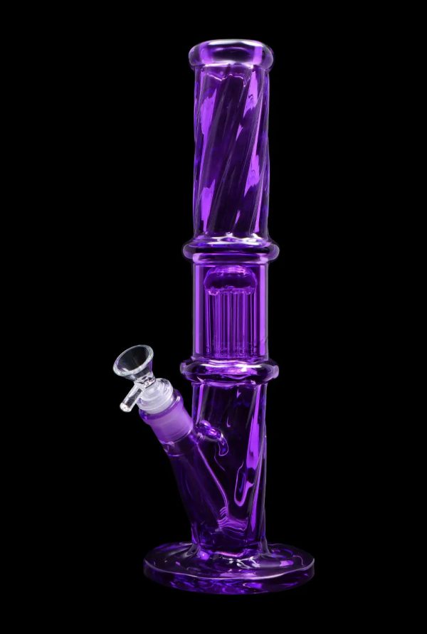 Smoke Cartel Twisted Straight Tube with Tree Perc