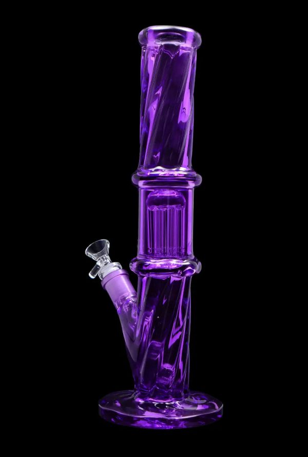 Smoke Cartel Twisted Straight Tube with Tree Perc