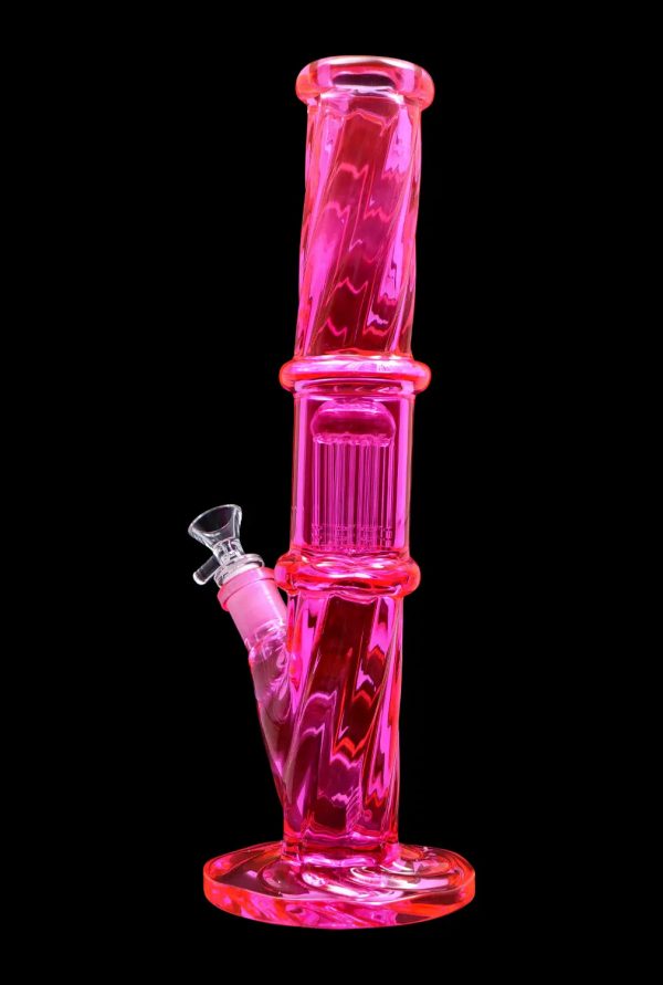 Smoke Cartel Twisted Straight Tube with Tree Perc