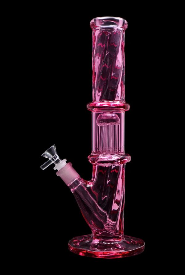 Smoke Cartel Twisted Straight Tube with Tree Perc