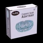 Fujima 5" exquisite glass ashtray in its retail box.