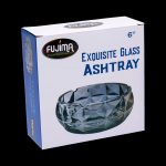 Fujima brand exquisite glass ashtray in its packaging.