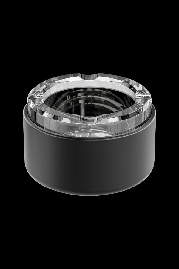 Black and clear cannabis grinder.