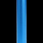 Blue metal cannabis pipe.