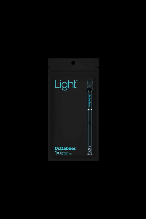 Dr. Dabber Light 1X premium vaporizer pen in black packaging.