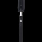 Black adjustable voltage vape pen battery with USB charging.