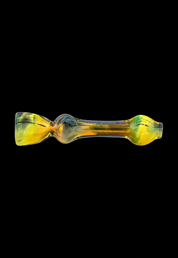 LA Pipes Silver Fumed Chillum - The Chill Fumes