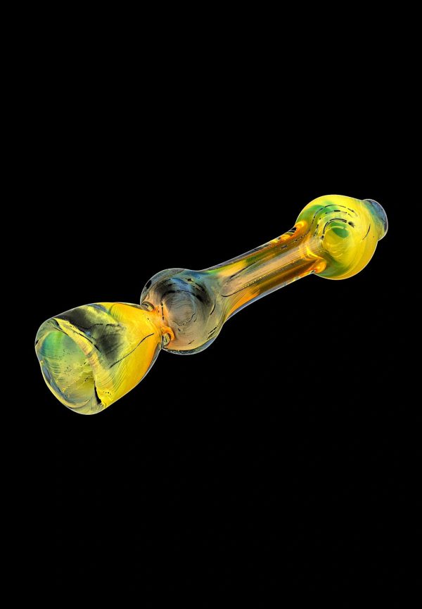 LA Pipes Silver Fumed Chillum - The Chill Fumes