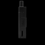 Sleek black cannabis vaporizer pen.