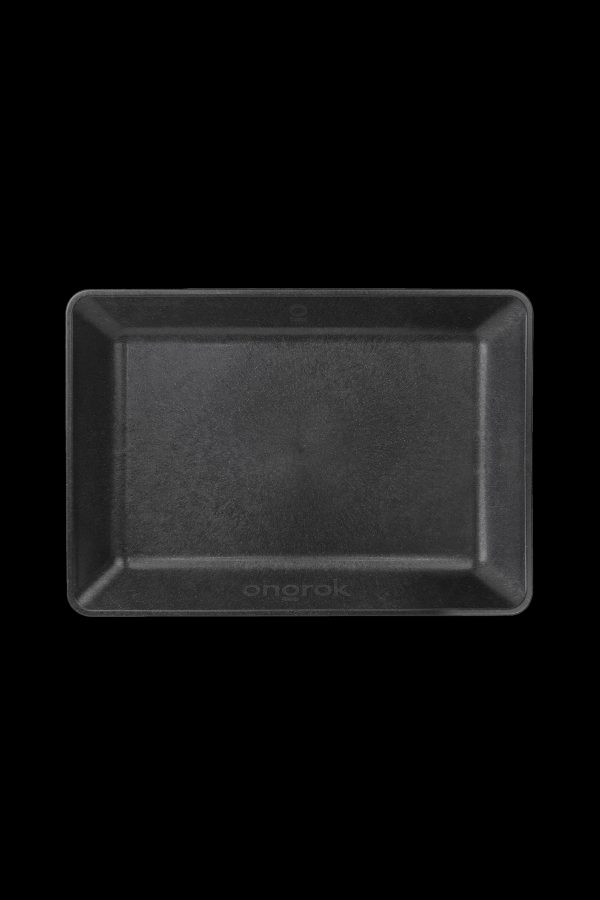 Black rolling tray with "onorok" logo.