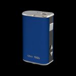 Front view of the Eleaf iStick Mini 10W Digital Mod Battery, a small, blue, rectangular device with silver buttons.