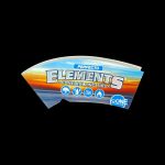 Pack of “Elements” cone rolling tips with blue and white branding.
