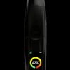 Black cannabis vaporizer with a digital display showing “420°”.