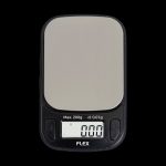 Digital scale displaying zero, commonly used for measuring cannabis.