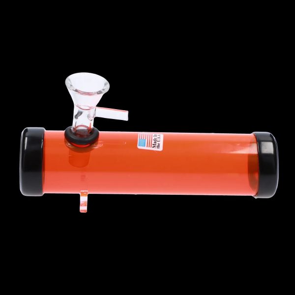 JM Plastics Smokey with Glass Bowl Acrylic Steam Roller