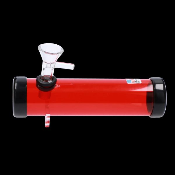 JM Plastics Smokey with Glass Bowl Acrylic Steam Roller