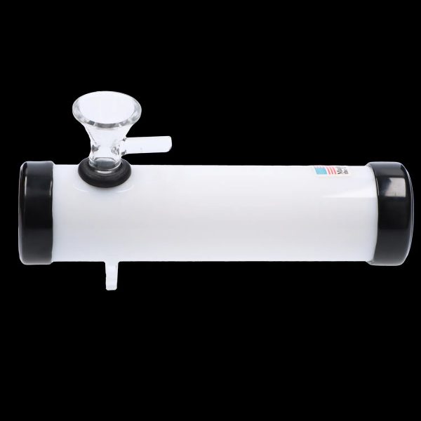 JM Plastics Smokey with Glass Bowl Acrylic Steam Roller