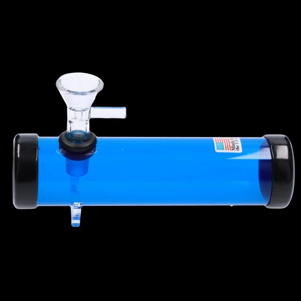 JM Plastics Smokey with Glass Bowl Acrylic Steam Roller