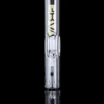 A studio shot of the GRAV® Medium 12 Inch Straight Tube with black accents, presented at a slight angle against a dark background.