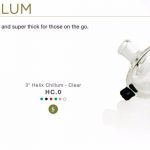 The GRAV® Helix Taster Chillum is shown in a close-up, angled view against a plain white background.