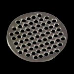 Front view of the Pulsar Shift Multi-Purpose Vaporizer, featuring a circular metal mesh design with small, repeating openings.