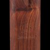 A close-up, angled view of the Pulsar Straight Wood Dugout in rosewood, showcasing its smooth grain and rectangular form.
