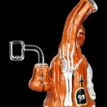 Haunted Gourd Enamel on Glass Dab Rig