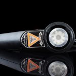 Front view of the Storz & Bickel Plenty Vaporizer with a black casing and silver control knob.