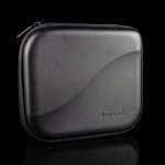 Black carrying case for a cannabis concentrate device, branded "PUFFCO".