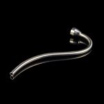 Glass oil rig downstem with extra silicone o-rings.