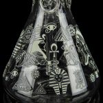 BONGS USA Glow in the Dark Egyptian Deities Bong